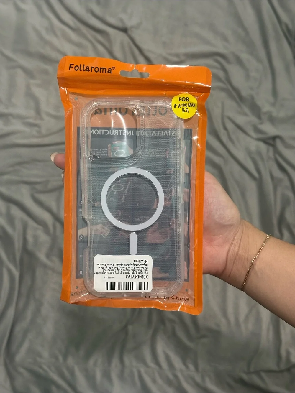 Clear MagSafe-Compatible iPhone Case - Transparent